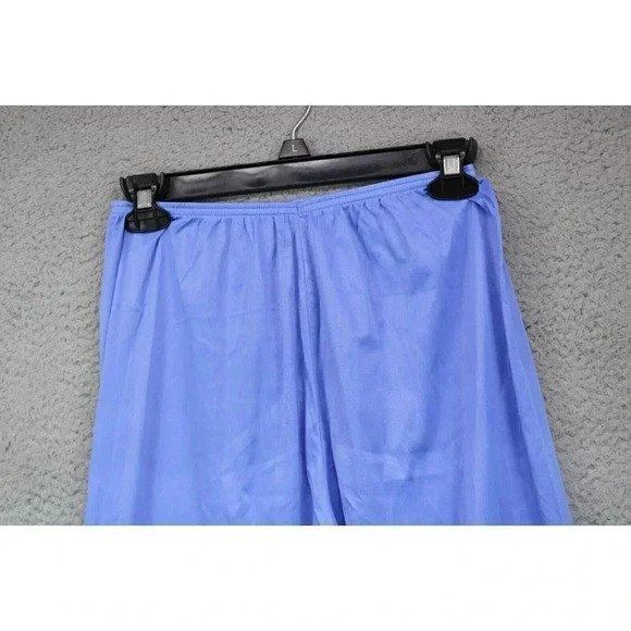 Vanity Fair Vintage Women's Blue Nylon Pajama Set-Size Small - Picture 8 of 9